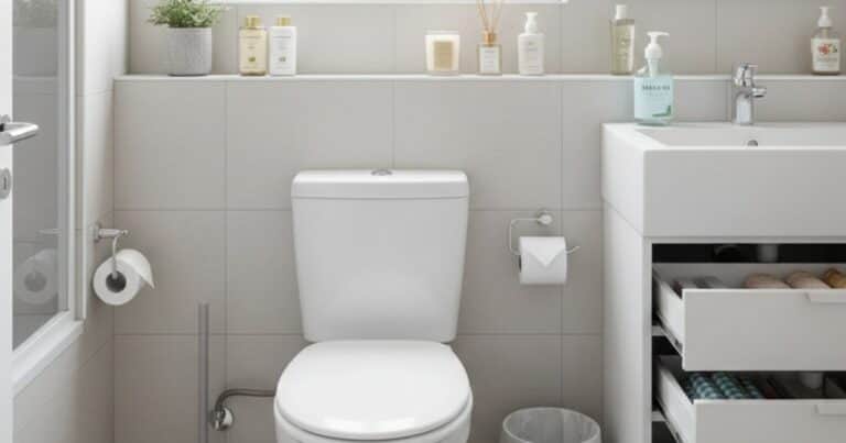 Los 7 esenciales que no pueden faltar en el baño, según Caroline Solomon: de la sopapa al tacho de basura