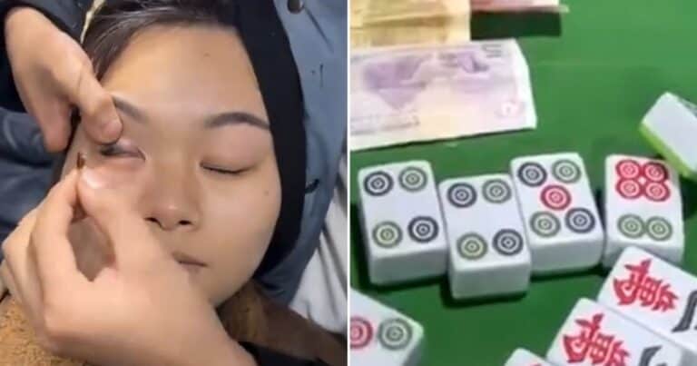 Atrapan a una mujer en un casino haciendo trampa con tecnología en sus ojos
