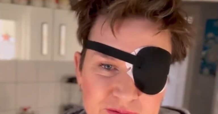 Una conductora de TV perdió un ojo en un trágico accidente con fuegos artificiales: «De repente, estaba tirada en el suelo»