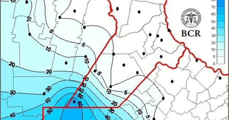 Llegaron las lluvias al sur de Córdoba y oeste bonaerense, pero gran parte de la zona núcleo sigue esperando por el alivio
