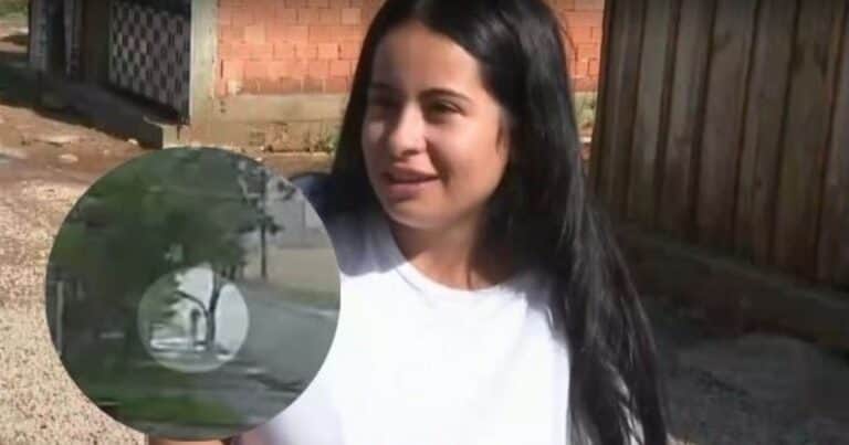 Video: una joven se aferró a un árbol para sobrevivir en medio del caos provocado por un tornado
