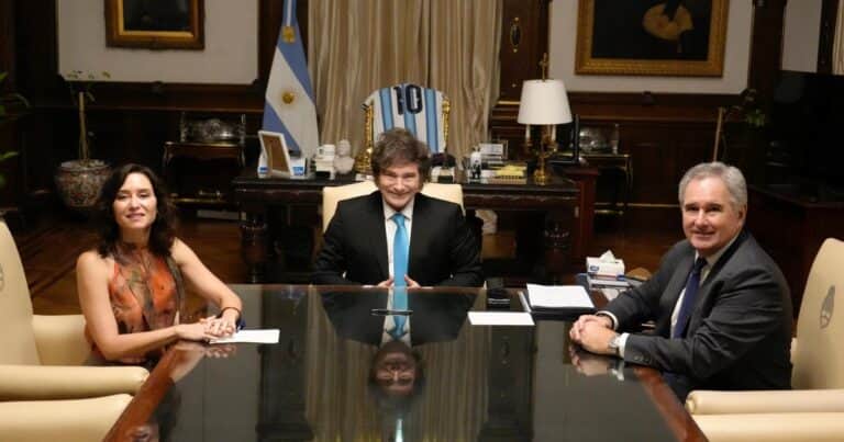 Milei recibió a Isabel Díaz Ayuso en la Casa Rosada y alineó una postura común sobre Venezuela