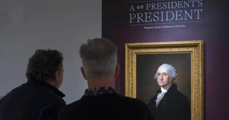 El retrato de George Washington que dio origen al billete de un dólar fue subastado por 3 millones