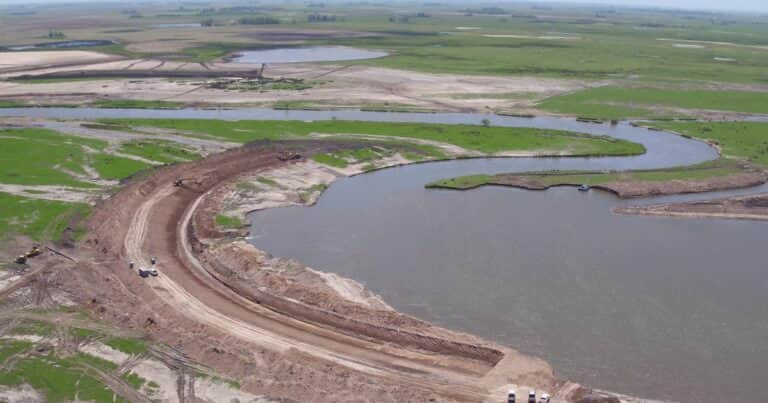 La provincia de Buenos Aires anunció el inicio de la licitación del Tramo V de las obras en la cuenca del Salado