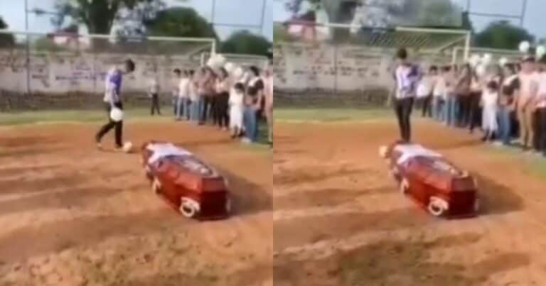 «El último gol»: Con un emotivo homenaje, un club de futbol despidió a su capitán tras su muerte