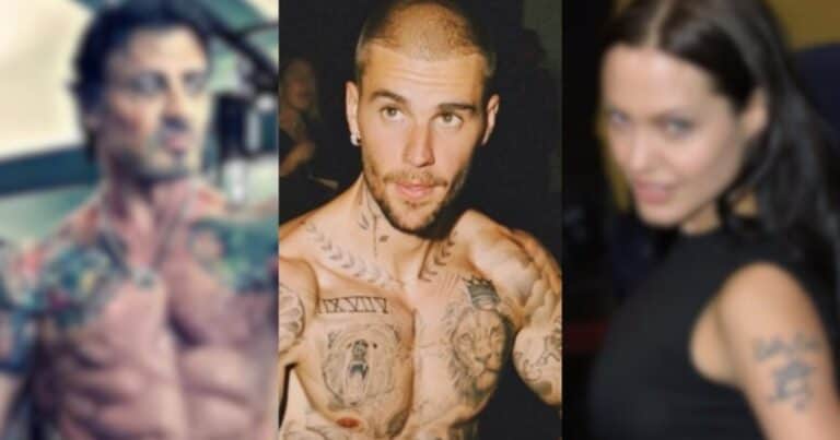 Del nuevo homenaje de Justin Bieber a otras estrellas que se tatuaron a sus ex y se arrepintieron