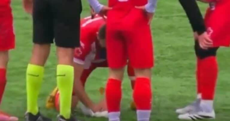 Un pelotazo derribó un ave, pero el capitán del equipo la reanimó con una maniobra brillante: «Un suceso inédito en el fútbol»