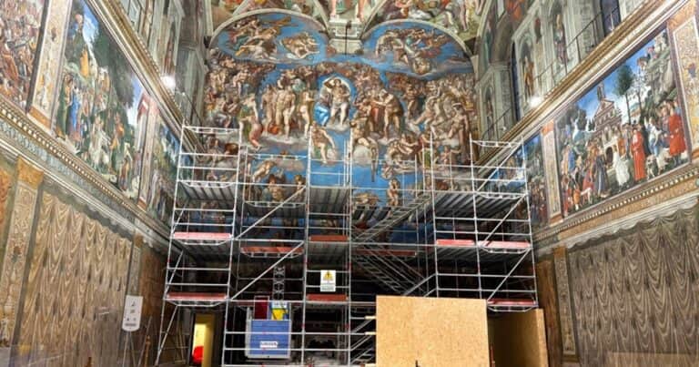 Comienzan a restaurar «El Juicio Final» de Miguel Ángel en la Capilla Sixtina