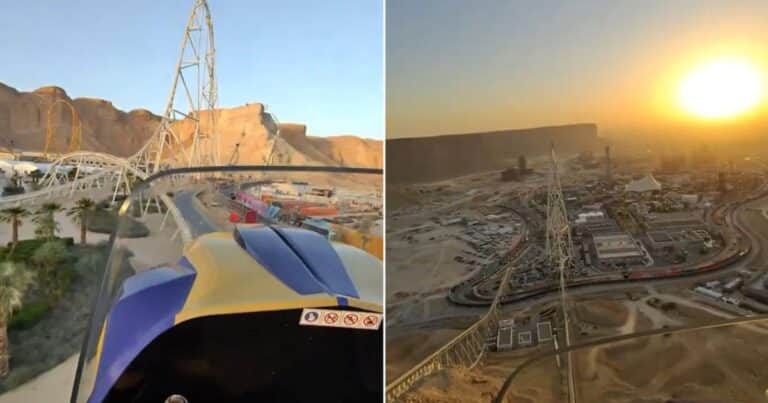 Da una vuelta en video en la montaña rusa más alta, rápida y larga del mundo