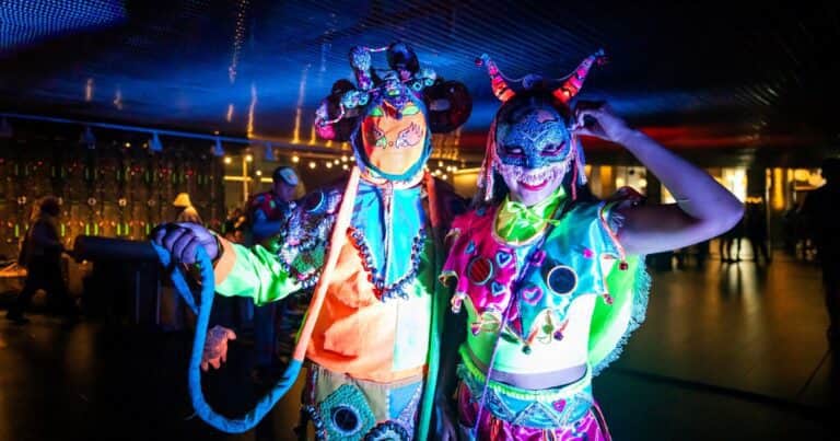 Con diablos y coplas, el Carnaval de Jujuy hizo bailar a Buenos Aires en el Palacio Libertadas