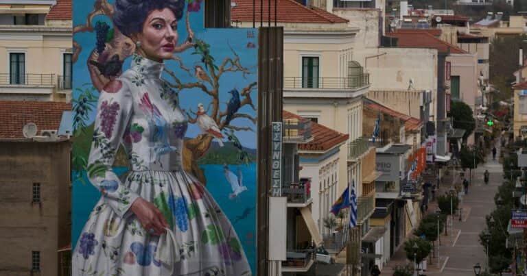 Eligieron el mejor mural del mundo: se llama Kalamata y está en Grecia