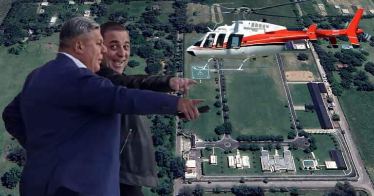 Corrupción en la AFA: otro helicóptero hizo al menos 34 vuelos a la mansión de Pilar