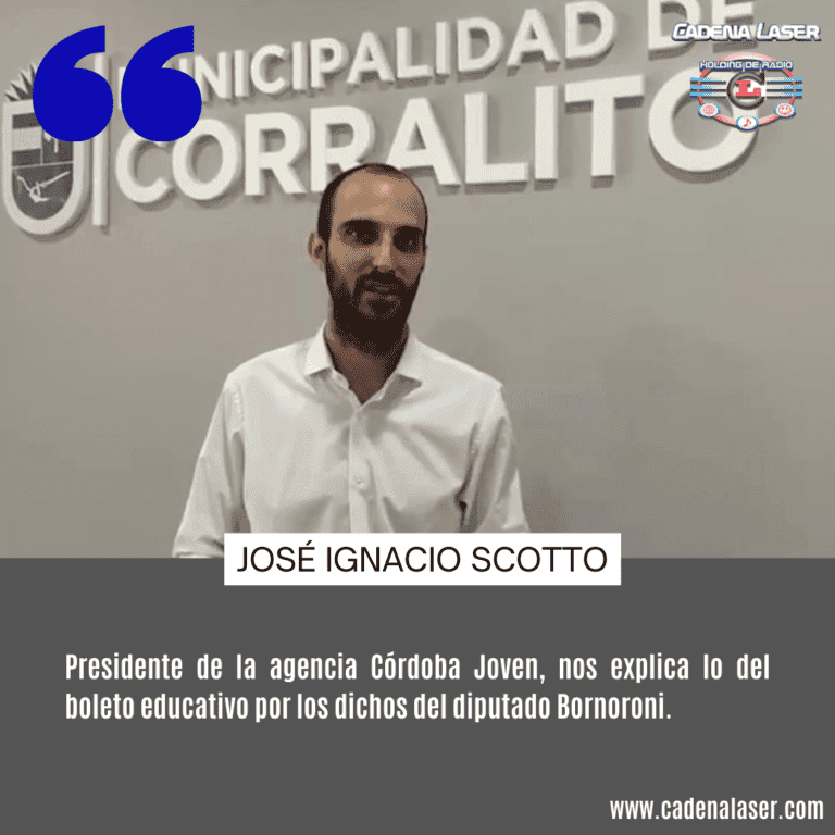 NOTA: José Ignacio Scotto