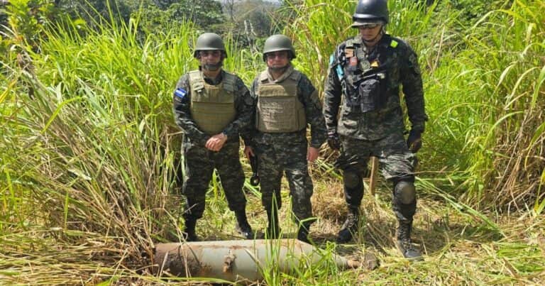 En Honduras hallaron una bomba de racimo de la época de la URSS: «De haber explotado, hubiera provocado severos daños»