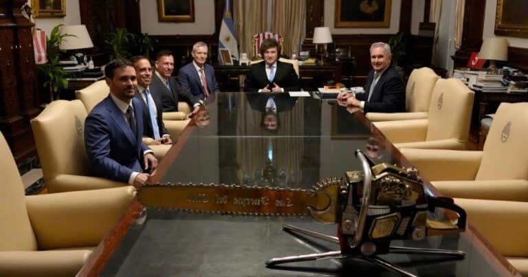 En un clima de hermetismo, Javier Milei recibió por segunda vez al empresario tecnológico Peter Thiel, dueño de Palantir