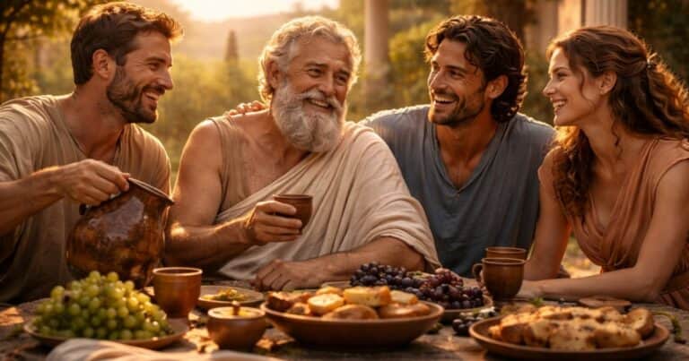 Epicuro, filósofo griego: “De todas las cosas que la sabiduría proporciona para la felicidad de la vida, la mayor es la amistad”