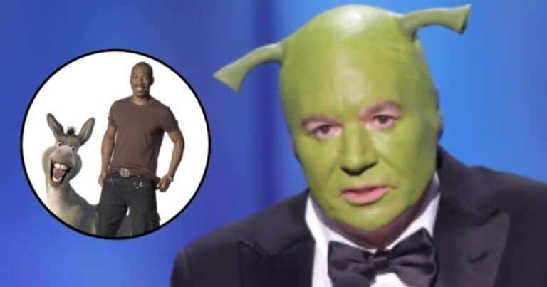 Shrek “reaparece” en Hollywood para rendirle un emotivo homenaje a Eddie Murphy: “Burro es una obra maestra»