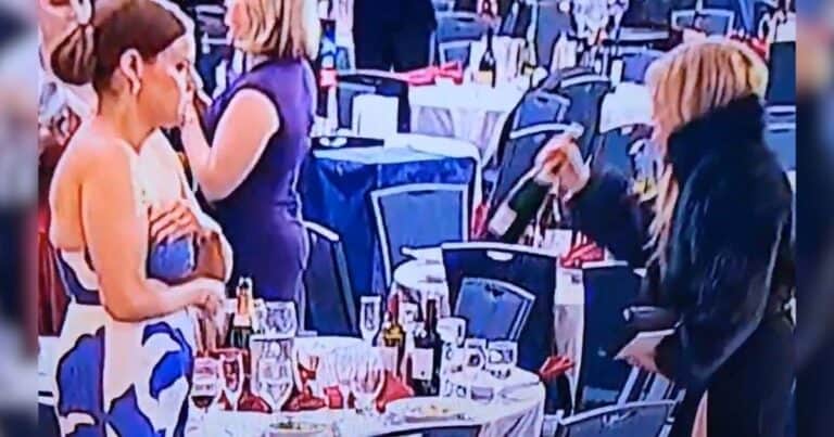 En medio del intento de ataque contra Trump, una invitada aprovechó para robar bebidas alcohólicas