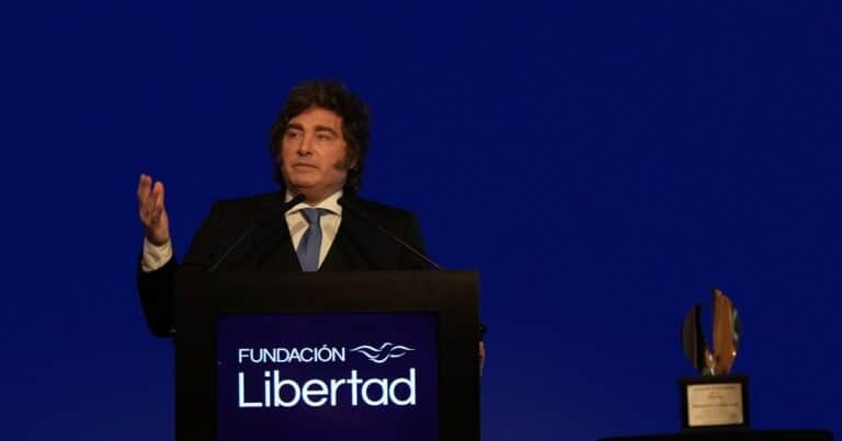 Milei defendió el rumbo económico y aseguró: «Tarde o temprano la inflación va a ceder»