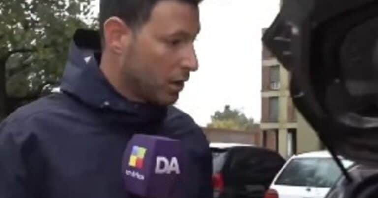 Le robaron los equipos a un móvil de TV que cubría el temporal en Dock Sud: persiguieron a los ladrones en vivo