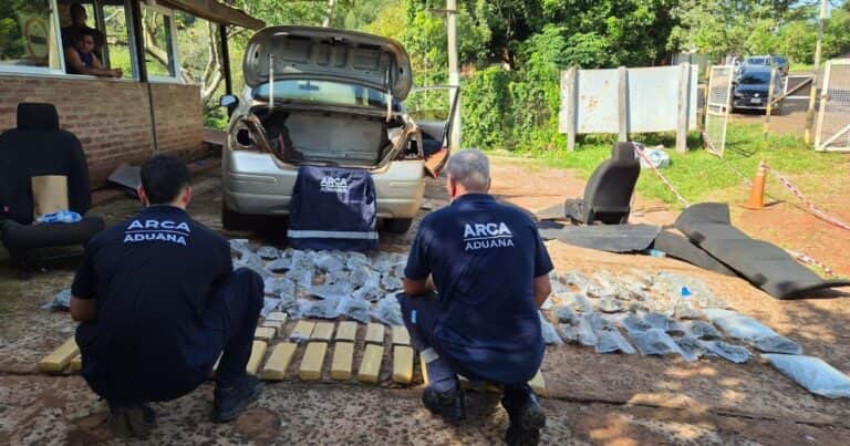 La frontera caliente: detectaron tráfico de marihuana por más de 164 mil dólares entre Argentina y Paraguay