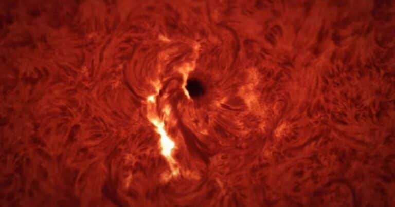 Grabaron el inquietante sonido de una llamarada que salió del Sol