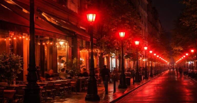 Una ciudad europea ilumina sus calles con luz roja para proteger murciélagos y genera un problema inesperado