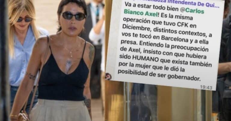 Un mensaje de WhatsApp de Mayra Mendoza chicaneando a Carli Bianco en un grupo de intendentes tensionó más la pelea del kirchnerismo y Kicillof