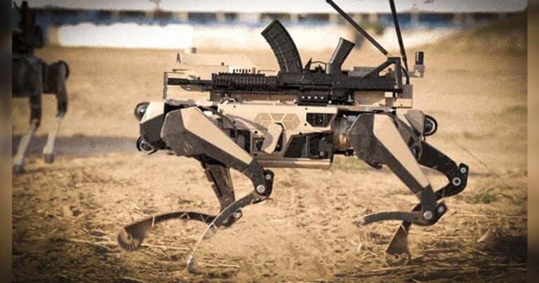 China crea una unidad de robots que se comportan como lobos y pueden combatir de forma autónoma