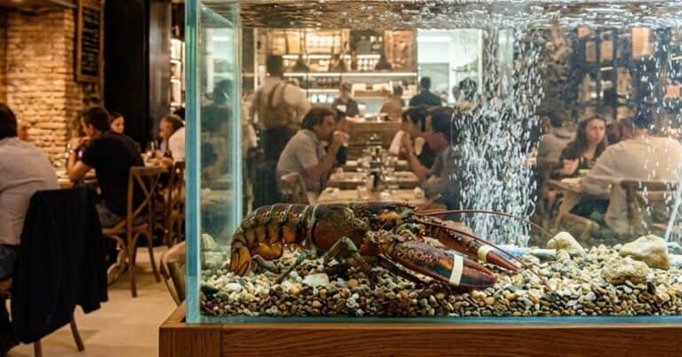 Compraron todas las langostas vivas de un restaurante para liberarlas en el mar y ahora podrían ir presas