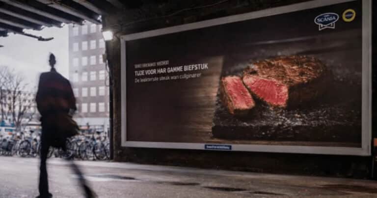 Inédito: una capital europea prohíbe la publicidad de carne y combustibles en las calles