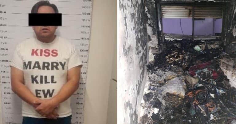 Prisión preventiva al hombre que incendió el departamento con su esposa y su beba adentro: las fotos de cómo quedó la vivienda