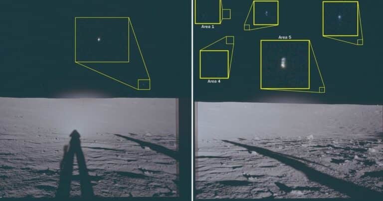 El Pentágono mostró fotos de «objetos no identificados» tomadas en la Luna