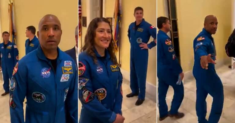 «Dejen de mentir»: increparon a los astronautas que viajaron a la Luna en la Misión Artemis II antes de una reunión en el Capitolio