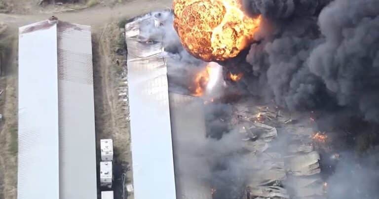 Desastre en California: una serie de explosiones arrasó con estructuras en la región vinícola de Livermore