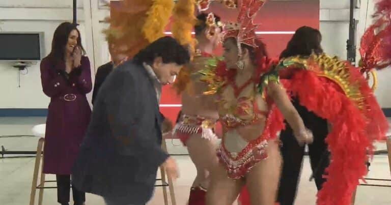 Puro samba: el insólito baile del gobernador Gustavo Sáenz tras anunciar nuevos vuelos entre Salta y Río de Janeiro