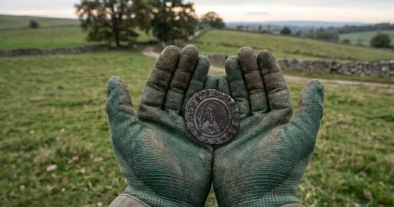 Impactante hallazgo en el Reino Unido: encuentran una moneda de oro que data de la segunda mitad del siglo IX con un detector de metales