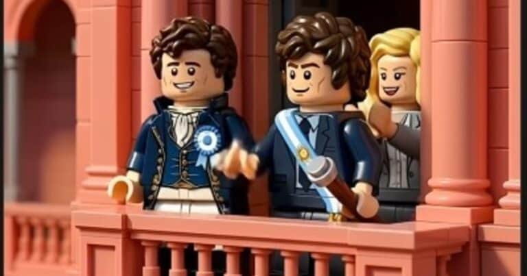 Javier Milei y Manuel Belgrano en modo Lego: el video por el 25 de mayo que publicó el Presidente en sus redes