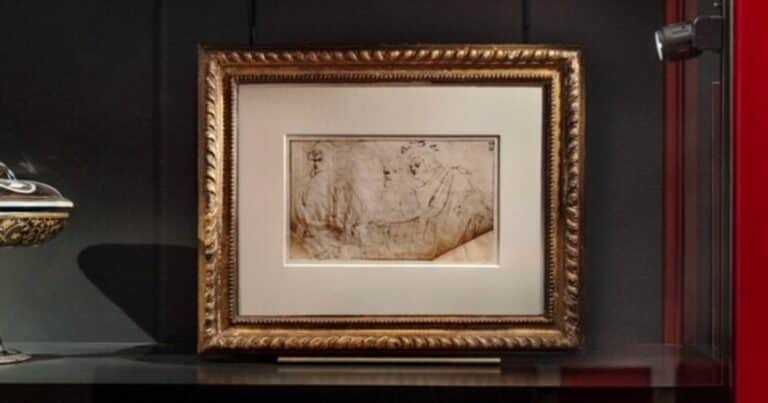 Salen a la luz un dibujo y un manuscrito de Rubens en una hoja de cuaderno de 1607