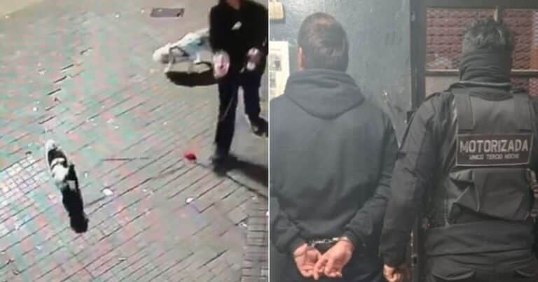 Detuvieron a un hombre que le tiró la caca de sus perros a un local de La Libertad Avanza en Rosario