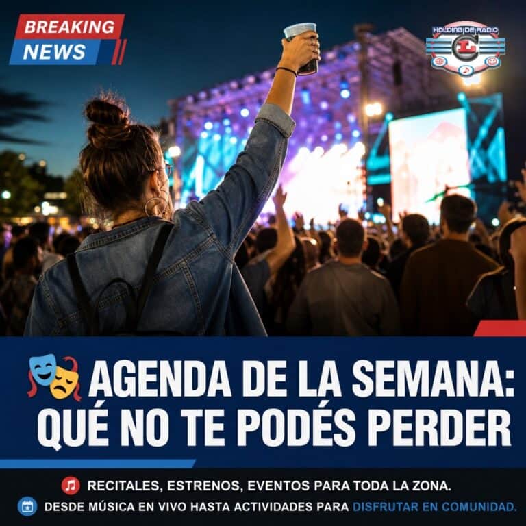 🎭 Agenda de la semana: qué no te podés perder