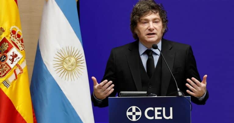 Javier Milei y sus medidas, EN VIVO: «Si yo fuera peronista habría calles con mi nombre», la chicana del Presidente a la oposición en su visita a España