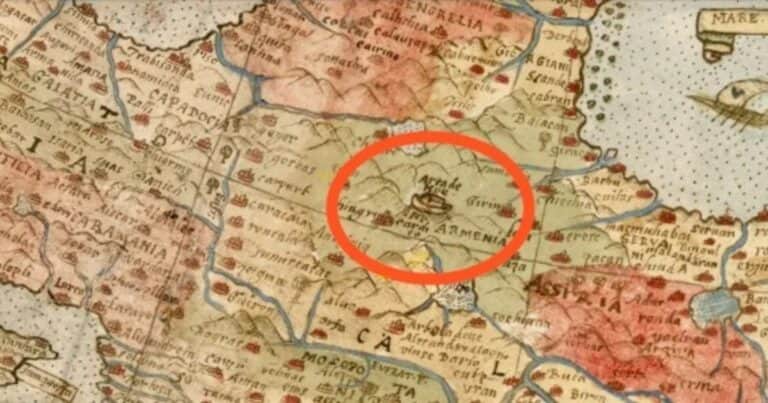 En un mapa del 1500 está marcado el lugar exacto donde estaría el Arca de Noé