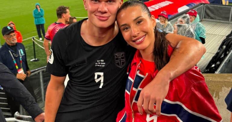 Quién es Isabel Haugseng Johansen, la pareja de Erling Haaland que es furor en las redes