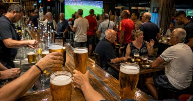 Francisco, dueño de un bar en España: “Los ingleses beben mucha cerveza”; la facturación sube hasta un 15% cuando hay partido