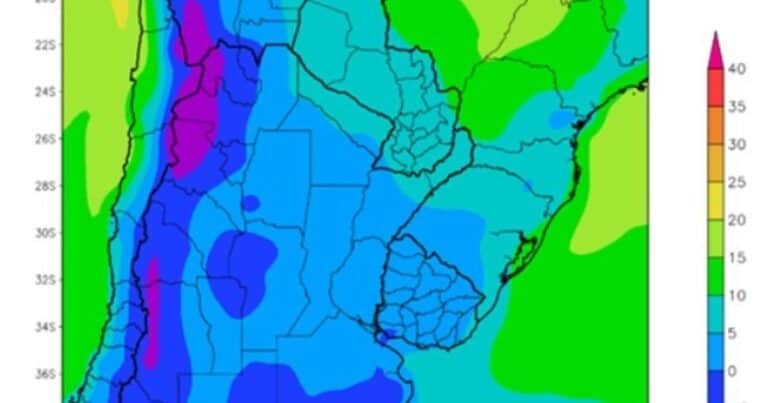 Panorama climático: avanzan el frío y las heladas en casi toda el área agrícola