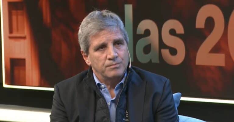 Luis Caputo: “Si en $1400 te van a militar atraso cambiario, no te pueden militar preocupación en $1500”