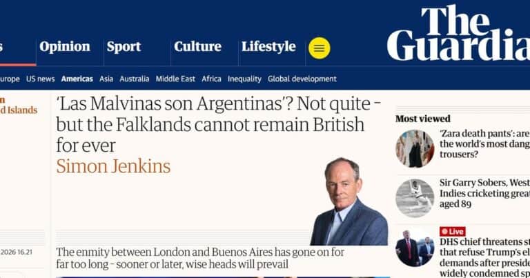 «No pueden ser británicas para siempre»: el diario inglés The Guardian pidió que el Reino Unido retome las negociaciones con Argentina por las Malvinas