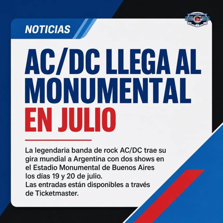 AC/DC EN ARGENTINA: ¡LLEGÓ EL ROCK MÁS PESADO!