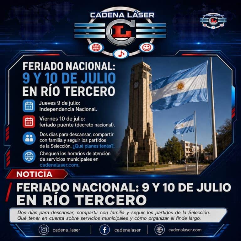 9 Y 10 DE JULIO EN RÍO TERCERO